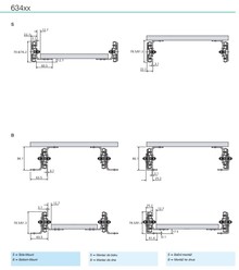 Prowadnice do szuflad Prowadnica kulkowa DZ9301-E / dł. 81.28 cm / 256 kg / wysuw 100% - Accuride