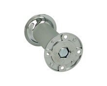 Nóżka aluminium chrom fi32, wys. 10 cm regulowana - Rejs