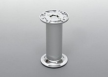 Nóżka aluminium chrom fi32, wys. 12 cm regulowana - Rejs