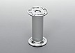 Nóżka aluminium chrom fi32, wys. 12 cm regulowana