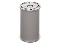 Nóżka aluminium+chrom fi50, wys. 7.5 cm z regulacją - Rejs