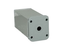 Nóżka aluminiowa kwadratowa, z regulacją wys. 10 cm - Rejs