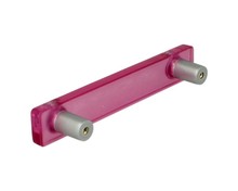 Uchwyt LINOSELLI GLASEFFEKT 8119-126 - różowy / rozstaw 96 mm - Siro