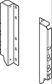 Szuflady Tandembox ANTARO -Uchwyty ścianki tylnej Z30D h=199mm B.Czarne - Blum
