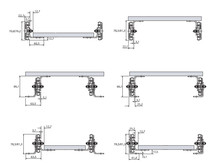 Prowadnice do szuflad Prowadnica kulkowa DZ9308 z blokadą / dł. 40.64 cm / 227 kg / wysuw 100% - Accuride