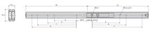 Prowadnice do szuflad Prowadnica kulkowa nierdzewna DS0330 / dł. 45 cm / 65 kg / wysuw 100% - Accuride