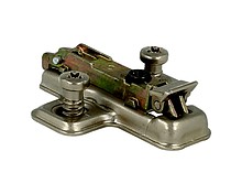 Prowadnik Klipowy (Krzyżakowy) z Eurośrubami BAVGL39F H=3mm - Salice