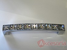 Uchwyt Linea Glamour chrom 550 SWAROVSKI rozstaw 128mm - Giusti