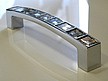 Uchwyt Linea Glamour chrom 550 SWAROVSKI rozstaw 128mm