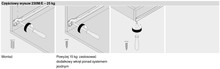 Prowadnica rolkowa 230M 40cm 25kg 75%wysuw Kremowo-Biała Blum - Blum