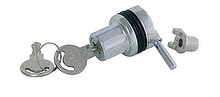 Zamek Do Drzwi Szklanych Pojedynczych X-910 Chromowany - Siso