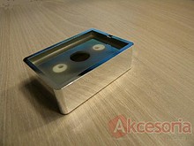 Stopka K041 - tworzywo - chrom  wys 2cm - Schwinn