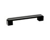 Uchwyt Aluminiowy US48 Czarny-Połysk Z Przetar. Rozstaw160mm(W)