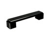 Uchwyt Aluminiowy US48 Czarny-Połysk Z Przetarc. Rozst.128mm(W)