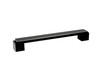 Uchwyt Aluminiowy US48 Czarny-Połysk Z Przetar Rozstaw192mm(W)