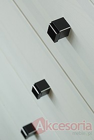 Gałka Aluminiowa GS48 Czarny Połysk Z Przetarciami(W) - Gamet