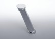 Wspornik skośny do blatu szklanego fi5cm metal chrom
