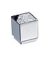 Gałka Aluminiowa 2810 Chrom z Dekorem