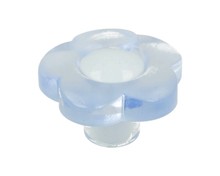 Gałka LINOSELLI GLASEFFEKT 8117-50 - niebieski / fi 33 mm - Siro