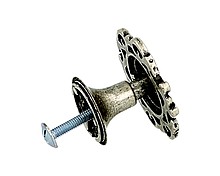 Gałka Decor WPO 624 Shiny old silver - Giusti