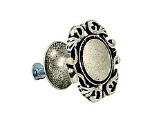 Gałka Decor WPO 624 Shiny old silver - Giusti