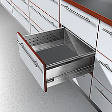 Szuflady Tandembox TYŁ SZARY (H199mm/dł.277mm) Do Wysokości Boku D=198mm Szer.Korpusu 40cm - Egger