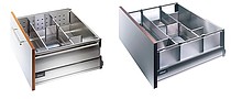 Szuflady Tandembox TYŁ SZARY (H199mm/dł.677mm) Do Wysokości Boku D=198mm Szer.Korpusu 80cm - Egger