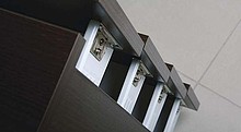 Zestaw prowadnic i boków H=86mm dł.400 mm kolor biały Gamet - Gamet