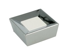 Gałka 2100 Chrom, Tworzywo-Białe - Siro