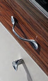 Uchwyt 1957 z Kolekcji DRUCKGUSS Rozstaw 128mm, Stal Szlachetna - Siro
