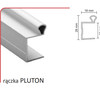 Rączka PLUTON 18/P Do Drzwi Przesuwnych Jasny Brąz dł. 270 cm - Aluprofil