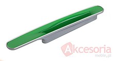 Uchwyt UU07  z kolekcji CAMELEON zielony, chrom satynowy - Gamet