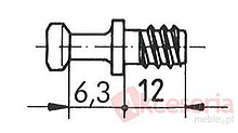 Złączki montażowe Złącze mimośrodowe standardowe Wurth SV20/1 do płyty od 18 mm - Würth