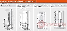 Szuflada Tandembox INTIVO Wys.D=198mm dł.35cm 30kg BIAŁA HAMULEC - Blum