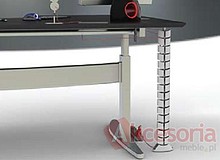 Prowadzenie kabli Siso OVAL - srebrny / dł. 790 mm / komplet - Siso