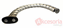 Prowadzenie kabli Siso OVAL - srebrny / dł. 790 mm / komplet - Siso