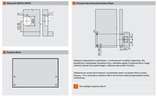 Podnośniki Aventos HK TIP-ON Siłowniki 20K2300T BIAŁE LF 480-1500 - Blum