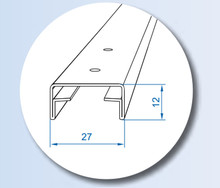 Systemy drzwi przesuwnych Zestaw APOLLO 2/603 do 2 drzwi składanych / dł. 60,3 cm / 14 kg - Valcomp