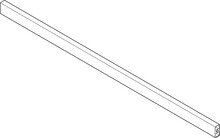 Szuflady Reling poprzeczny TANDEMBOX ANTARO z wysokim frontem wew. - biały / dł. 104.63 cm / szer. korp. 120 cm - Blum