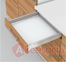 Szuflady Tandembox ANTARO Wys.N=68mm dł.50cm 30kg CZARNA hamulec - Blum