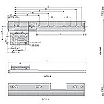 Pręt połączeniowy DZ61050 do mechanizmu stabilizacji  prowadnic DZ1316/1319 do drzwi chowanych w korpus mebla. Długość pręta 250cm do drzwi o wysokości...