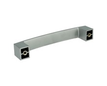 Uchwyt UU24 - chrom satynowy / rozstaw 128 mm - Gamet