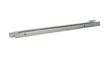 Prowadnica rolkowa dł 45cm. częściowy wysuw, srebrna - Gamet