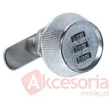 Zamek Szyfrowy 19x17.5 mm z 3-cyfrową Kombinacją - Siso