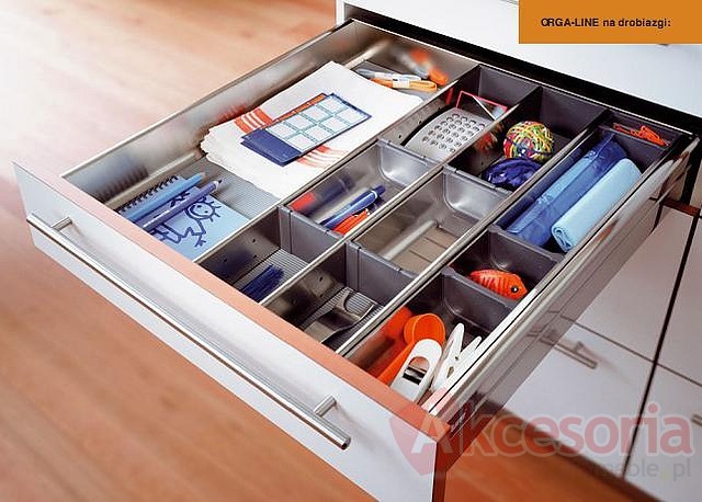 Tandembox Plus Wys.M=83mm Głęb.45cm 30kg SZARA Z Hamulcem Blum