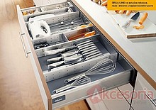 Tandembox Plus Wys.M=83mm Głęb.65cm 50kg SZARA Z Hamulcem Blum - Blum