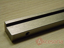 Uchwyt Aluminiowy UA02 128 mm efekt Stali Sczotkowanej - Gamet