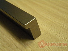 Uchwyt Aluminiowy UA02 128 mm efekt Stali Sczotkowanej - Gamet
