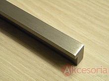 Uchwyt Aluminiowy UA02 128 mm efekt Stali Sczotkowanej - Gamet