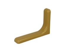 Wspornik półki  L120 metal/tworzywo beż 2 sztuki - IMPORT
